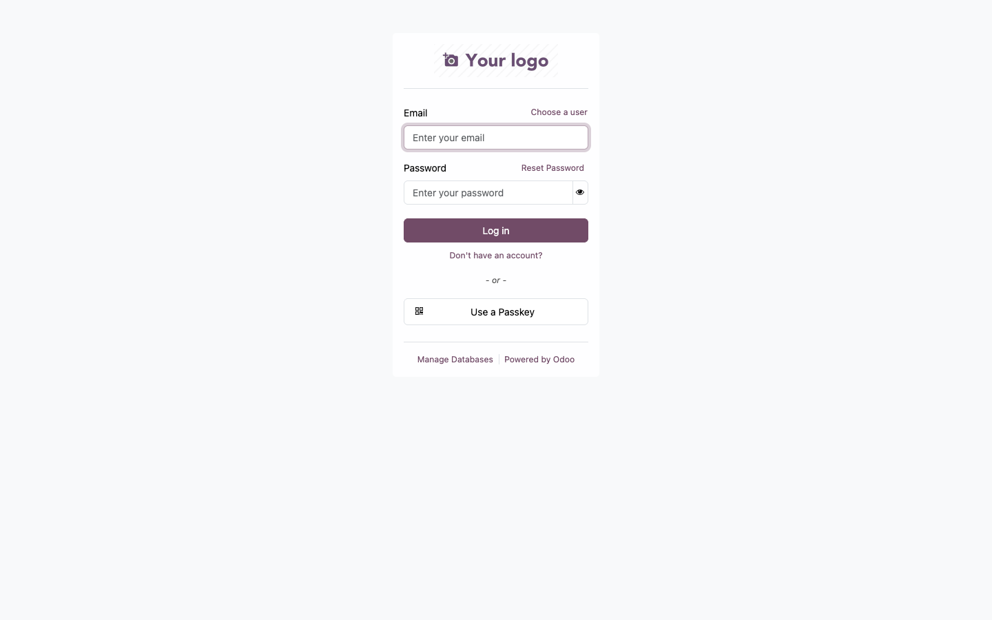 Login Page